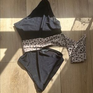 Beach Riot Black Swimsuit